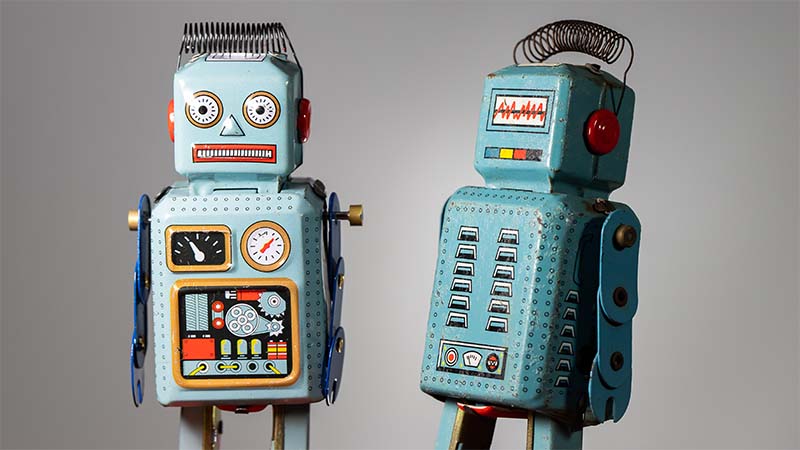 Vintage Robot Tin Toy