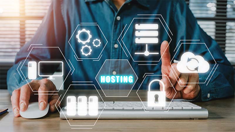 Website Hosting Illustration